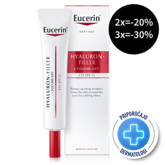 Eucerin Hyaluron Filler + Volume Lift, nega za okrog oči (15 ml)