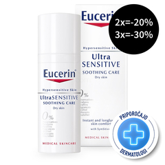 Eucerin Ultra Sensitive, krema za suho kožo (50 ml)