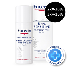 Eucerin Ultra Sensitive, fluid za normalno do mešano kožo (50 ml)