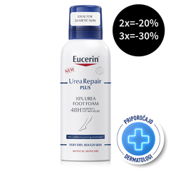 Eucerin UreaRepair Plus 10%, pena za noge (150 ml)