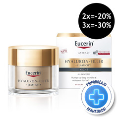 Eucerin Hyaluron-Filler + Elasticity, nočna krema (50 ml)