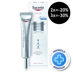 Eucerin Hyaluron-Filler, krema za nego okrog oči - ZF15 (15 ml)