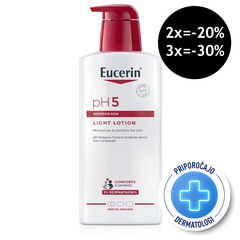 Eucerin pH5, lahek losjon (400 ml)