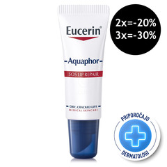 Eucerin Aquaphor SOS Lip Repair, mazilo za ustnice (10 g)