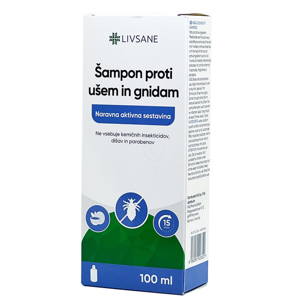 Livsane, šampon proti ušem (100 ml)