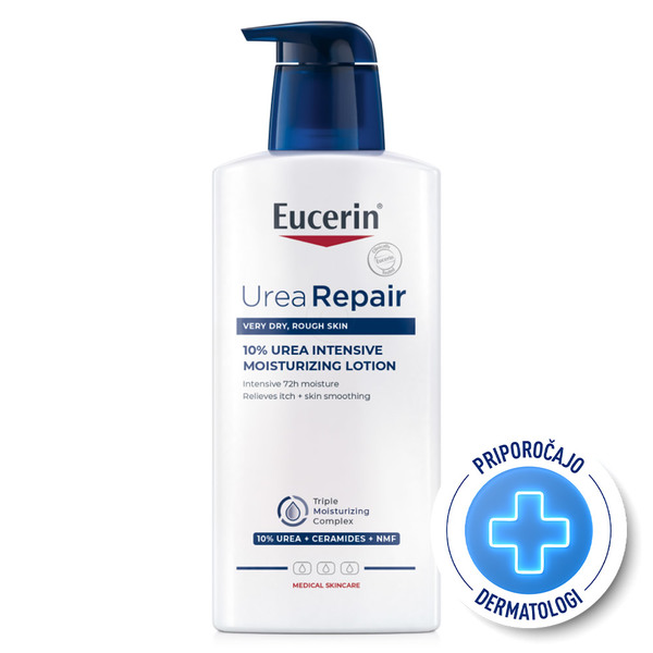 Eucerin UreaRepair plus 10%, losjon za telo s pumpico (400 ml)