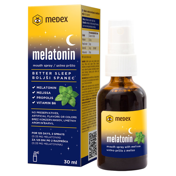 Melatonin Medex, ustno pršilo (30 ml)