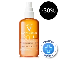 Vichy Capital Soleil, tonirana vodica za zaščito pred soncem - ZF30 (200 ml)