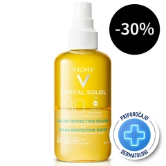 Vichy Capital Soleil, hidratantna vodica za zaščito pred soncem - ZF30 (200 ml)