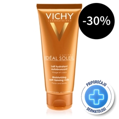 Vichy Capital Soleil, vlažilno mleko za samoporjavitev (100 ml)