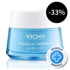 Vichy Aqualia Thermal, lahka krema za vlaženje kože obraza (50 ml)