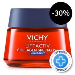 Vichy Liftactiv Collagen Specialist, nočna nega za obraz (50 ml)