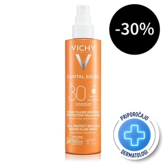 Vichy Capital Soleil, fluid na vodni osnovi za zaščito kožnih celic - ZF30 (200 ml)