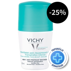 Vichy Deo, deodorant z antiperspirantom za uravnavanje potenja 48h (50 ml)