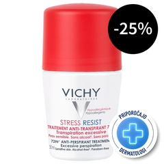 Vichy Deo Stress Resist, 72-urni intenzivni antitranspirant roll-on (50 ml)