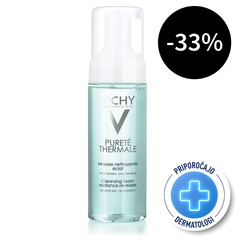 Vichy Purete Thermale, pena za čiščenje občutljive kože obraza (150 ml)