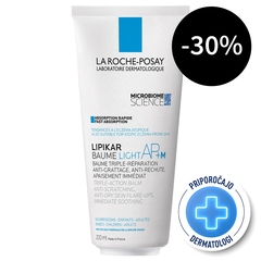 LRP Lipikar Baume AP+M Light Eco, lahki balzam s trojnim delovanjem (200 ml)