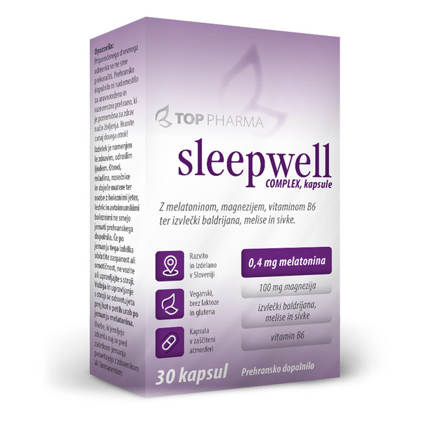 Top Pharma Sleepwell Complex, kapsule (30 kapsul)