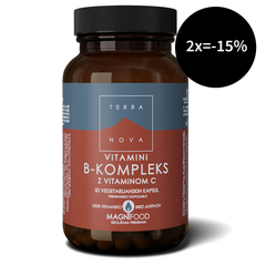 Terranova Vitamini B-kompleks z vitaminom C (50 kapsul)