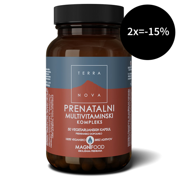 Terranova Prenatalni multivitaminski kompleks, kapsule (50 kapsul)