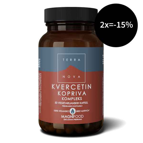 Terranova Kvercetin kopriva, kapsule (50 kapsul)