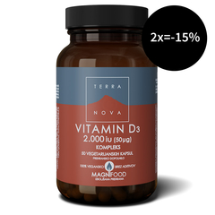 Terranova Vitamin D3 2000iu kompleks, kapsule (50 kapsul)