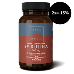 Terranova Spirulina 500 mg, kapsule (50 kapsul)