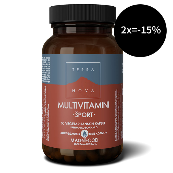 Multivitamini za Šport Terranova, kapsule (50 kapsul)