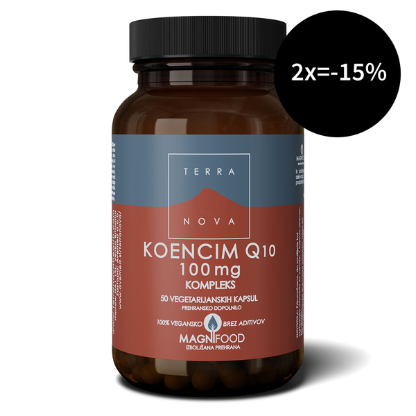 Terranova Koencim Q10 100 mg Kompleks, kapsule (50 kapsul)