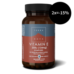 Terranova Vitamin E 200 I.E. kompleks, kapsule (50 kapsul)