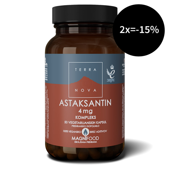 Astaksantin Kompleks 4 mg Terranova, kapsule (50 kapsul)