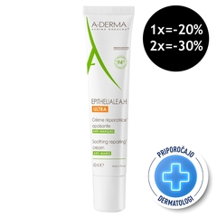 A-Derma Epitheliale A.H. Ultra, pomirjajoča in obnavljajoča krema (40 ml)