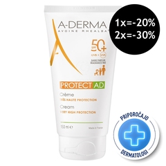 A-Derma Protect AD, krema za atopično kožo - ZF50+ (150 ml)