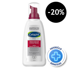 Cetaphil Pro Redness Control, pena za čiščenje občutljive kože nagnjene k rozacei (236 ml)