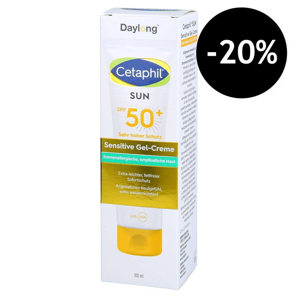 Daylong Cetaphil Sun Sensitive, lahka gel krema - ZF50+ (100 ml)