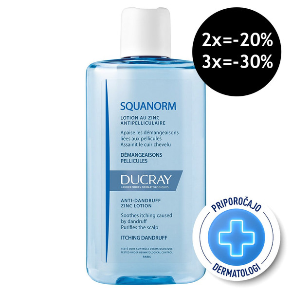 Ducray Squanorm, losjon proti prhljaju (200 ml)