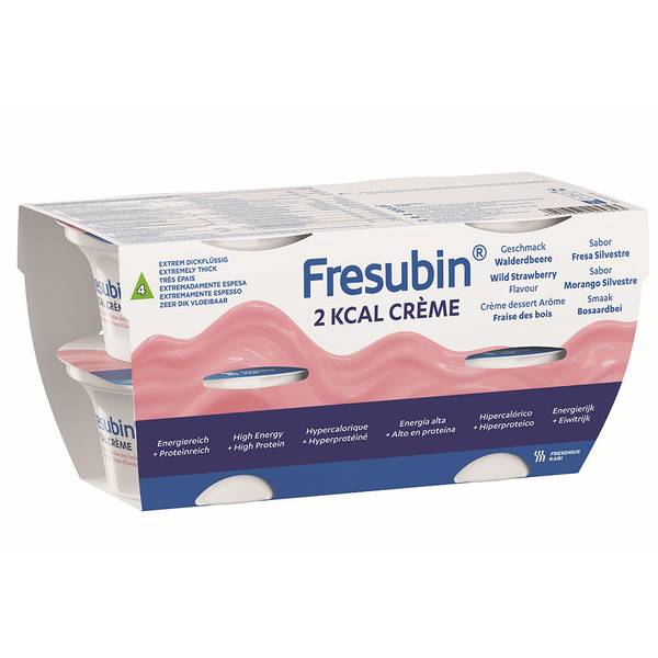 Fresubin 2 kcal creme, gozdna jagoda (4 x 125 g)