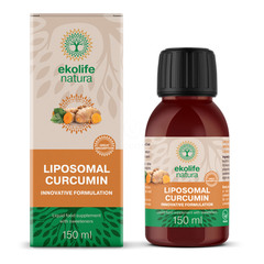 Ekolife Natura liposomski Kurkumin, tekoče prehransko dopolnilo (150 ml)