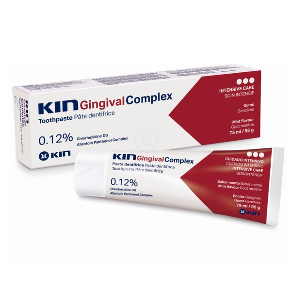 Kin Gingival Complex, zobna pasta z okusom mentola (75 ml)