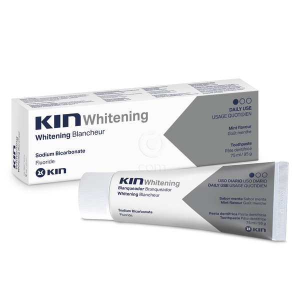 Kin Whitening, zobna pasta za beljenje zob z okusom minta (75 ml)