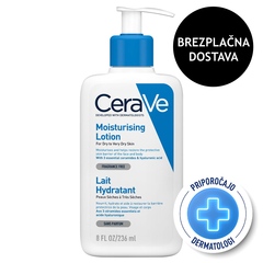 CeraVe, vlažilni losjon za telo za suho do zelo suho kožo (473 ml)