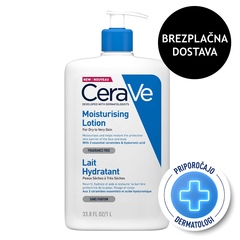 CeraVe, vlažilni losjon za telo za suho do zelo suho kožo (1000 ml)