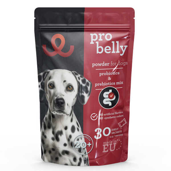 Fidofortis Pro Belly, dopolnilna krmna mešanica za pse, težke do 20 kg (60 g)