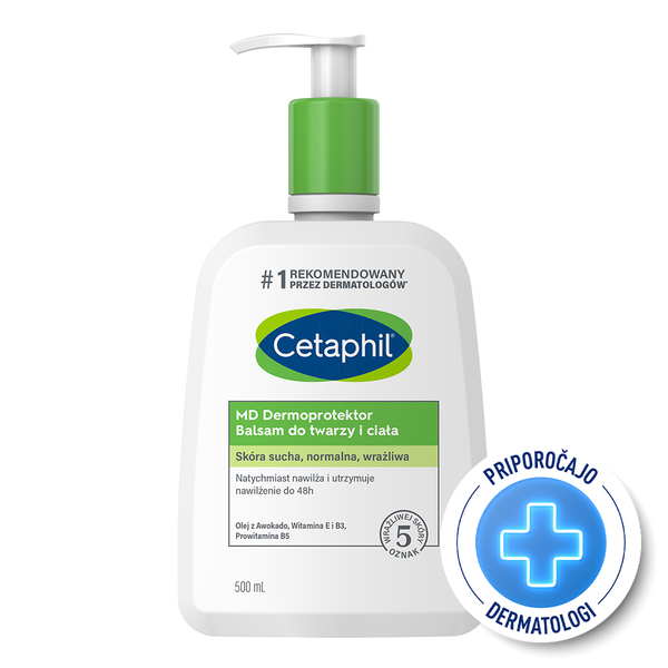 Cetaphil, hidratantni losjon za telo za suho in občutljivo kožo (500 ml)