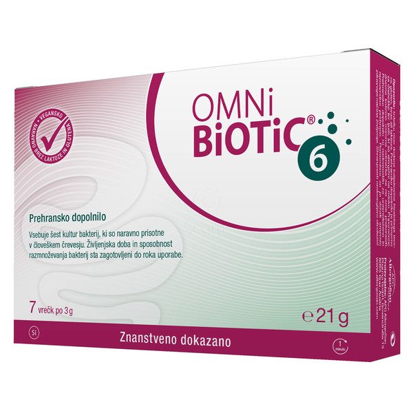 OMNi-BiOTiC 6, prašek v vrečkah (7 x 3 g)