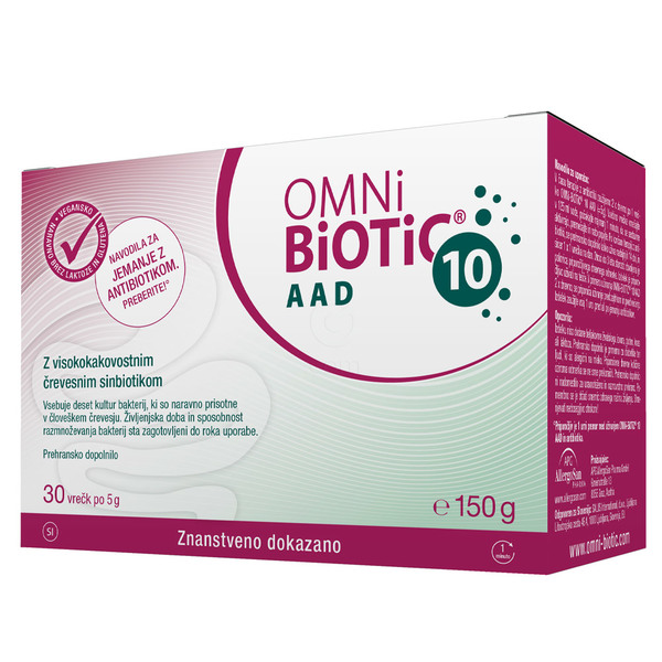 OMNi-BiOTiC 10 AAD, prašek v vrečkah (30 x 5 g)