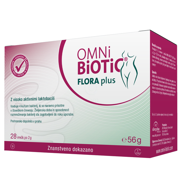 OMNi-BiOTiC Flora Plus, prašek v vrečkah (14 x 2 g)