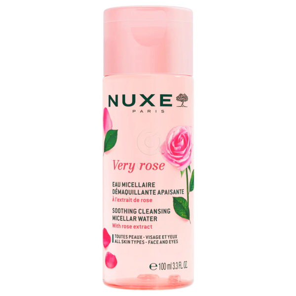 Nuxe Very Rose Micellar Water, pomirjujoča micelarna voda za čiščenje (100 ml)