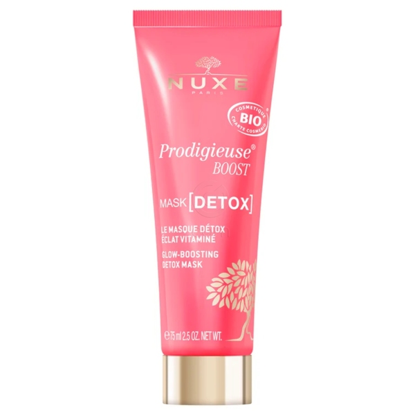 Nuxe Crème Prodigieuse Boost Detox Mask, razstrupljevalna maska za povečanje sijaja (75 ml)