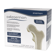 Osteoemon Enemom - kalcijev citrat malat z vitaminom D, prašek v vrečkah (30 x 5 g